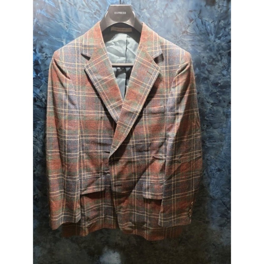 Plaid Michael Hale Suit Jacket